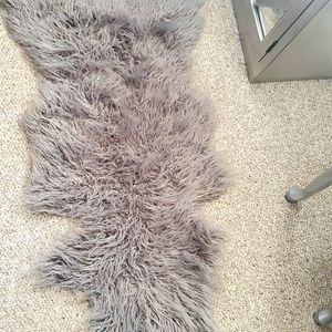 Faux fur rug